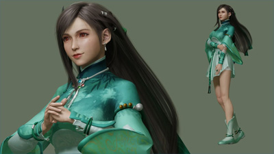 《最終幻想7：重生》新服裝Mod 蒂法變仙劍月清疏