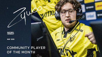 【ZywOo蟬聯(lián)HLTV月度最佳】力壓donk/m0NESY當(dāng)選五月代表選手，劍指BLAST奧斯汀Major
