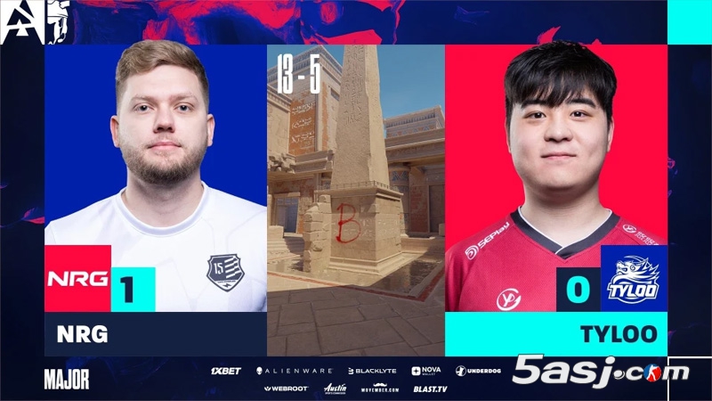 奧斯汀Major戰(zhàn)報(bào) | 狀態(tài)欠佳，TYLOO 5-13不敵NRG落入0-1組