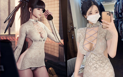 《劍星》新體模尹雪花新服裝‘白珍珠’4K壁紙公開，深