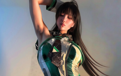韓國(guó)美女Coser ?@_kukufoxx《劍星》伊芙美圖賞 還原度非常高