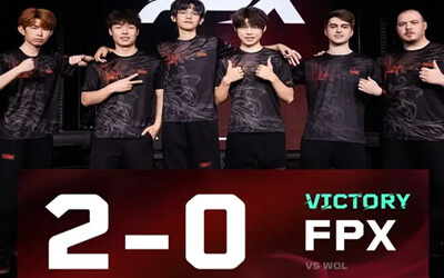 FPX 2-0 強(qiáng)勢(shì)橫掃狼隊(duì) 斬獲2025 VCT CN第二賽段開門