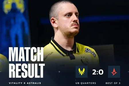 Vitality強(qiáng)勢開啟2025下半賽季 2-0橫掃Astralis展現(xiàn)王朝底蘊(yùn)