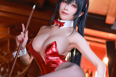 二次元Coser 水淼-Aqua作品：《碧藍(lán)航線》大鳳.綺愿良宵c(diǎn)osplay
