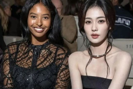 白鹿×科比大女兒娜塔莉亞米蘭時(shí)裝周同框！全黑造型反差炸場(chǎng)，Emporio Armani大秀上演東西方美學(xué)碰撞