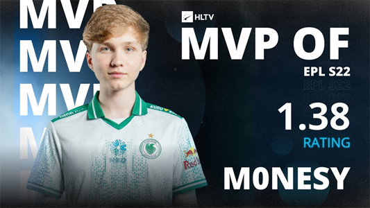 EPL S22選手rating榜：m0NESY 1.38封王！Twistzz回歸爆發(fā)，ZywOo三甲（附TOP10名單）