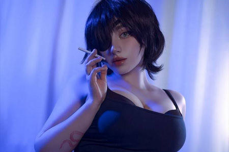 哈薩克斯坦美女izanamitanCos《電鋸人》蕾塞美圖