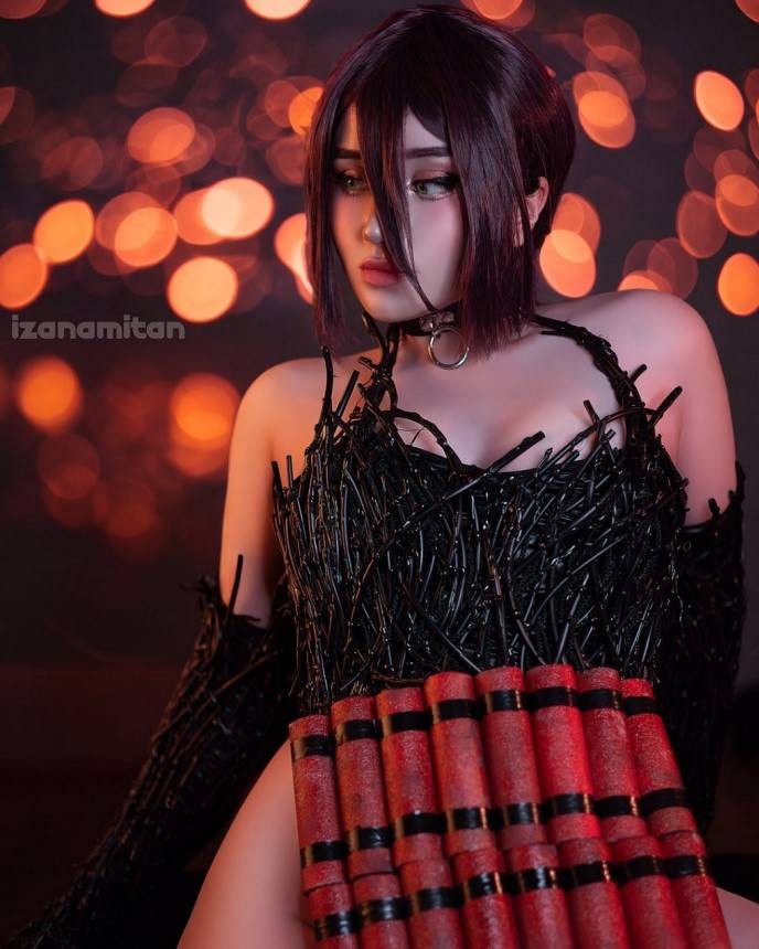 哈薩克斯坦美女izanamitanCos《電鋸人》蕾塞美圖